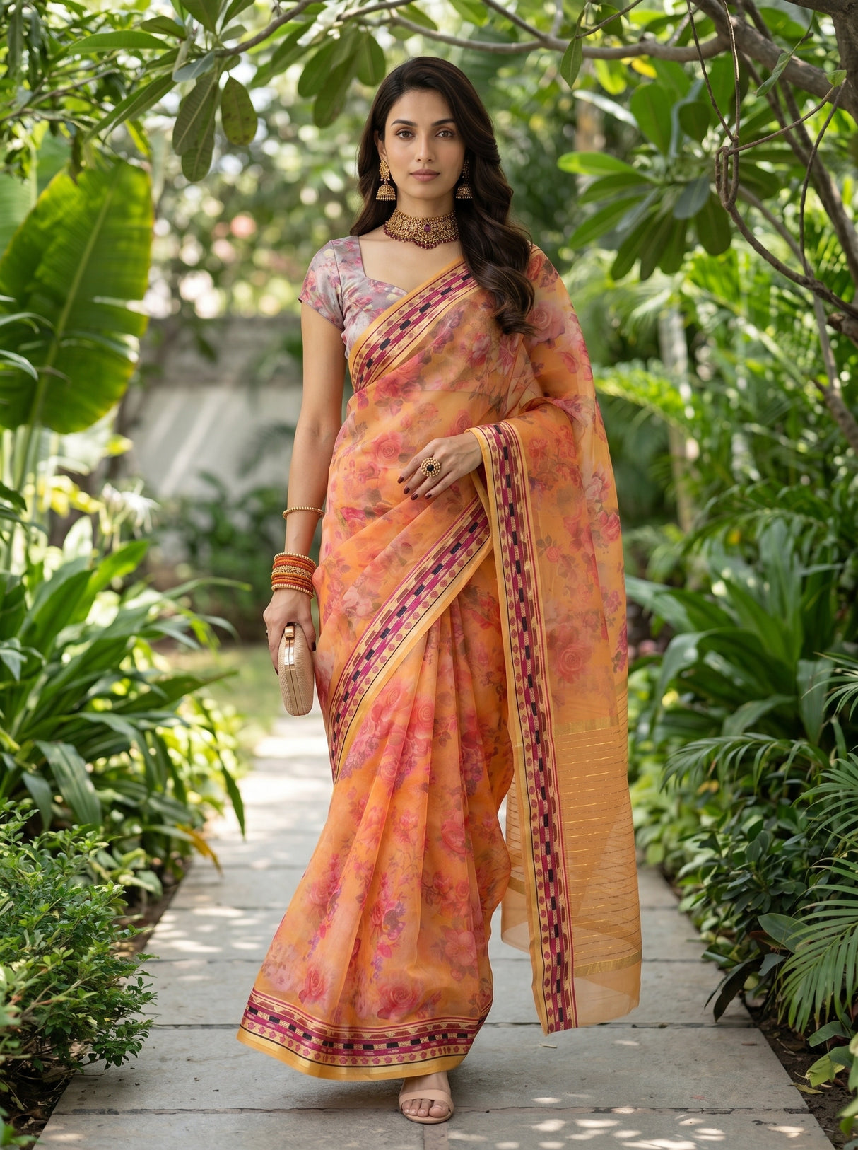 MIMOSA Saree Saree — pose 6 styling detail