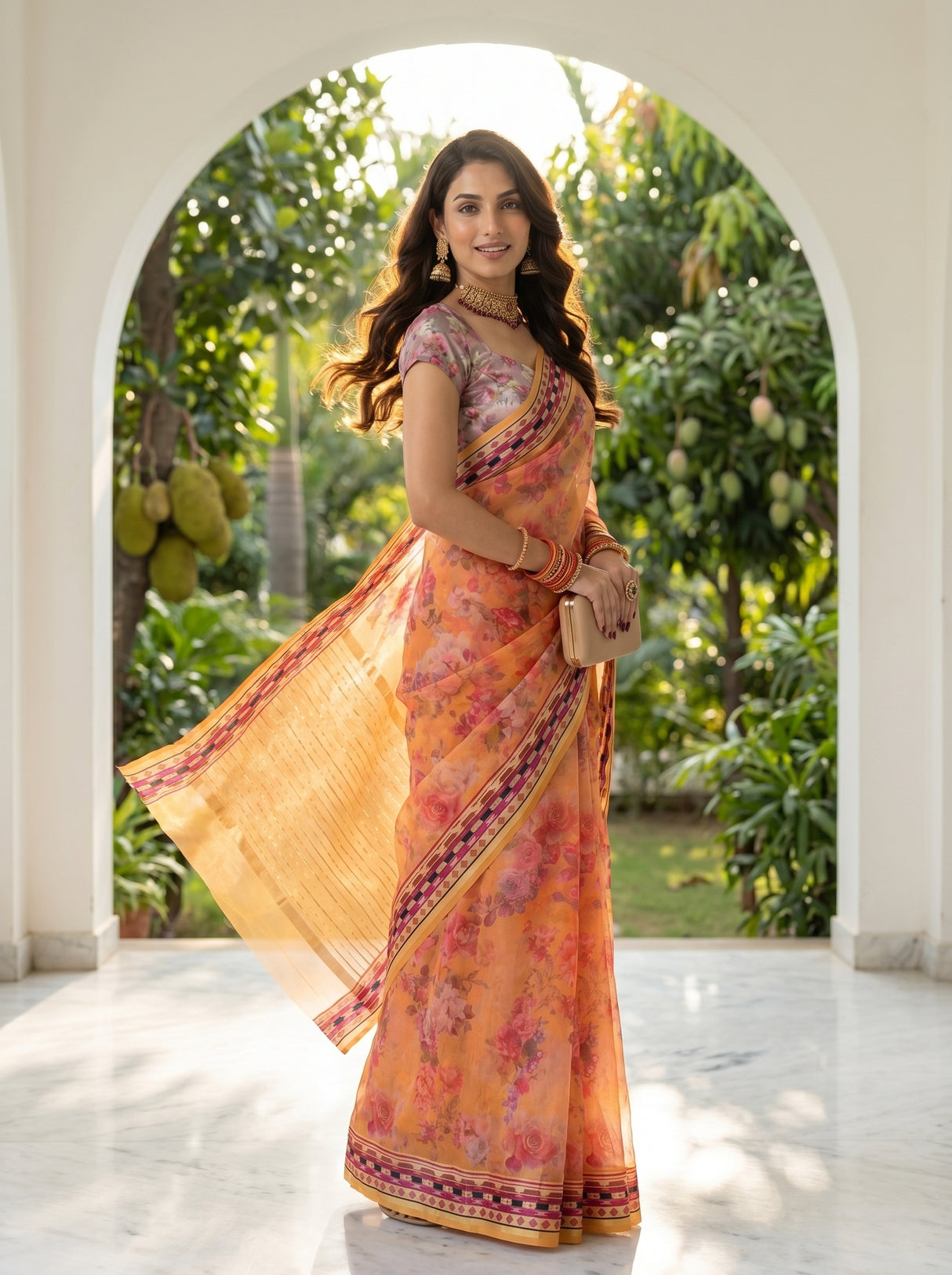 MIMOSA Saree Saree — pose 9 styling detail