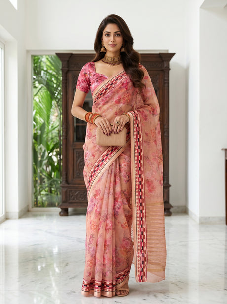 MIMOSA Saree Saree — front view on mannequin