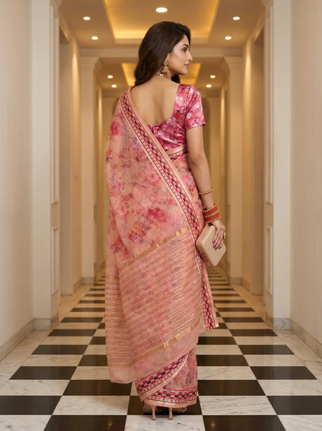 MIMOSA Saree Saree — pose 2 styling detail