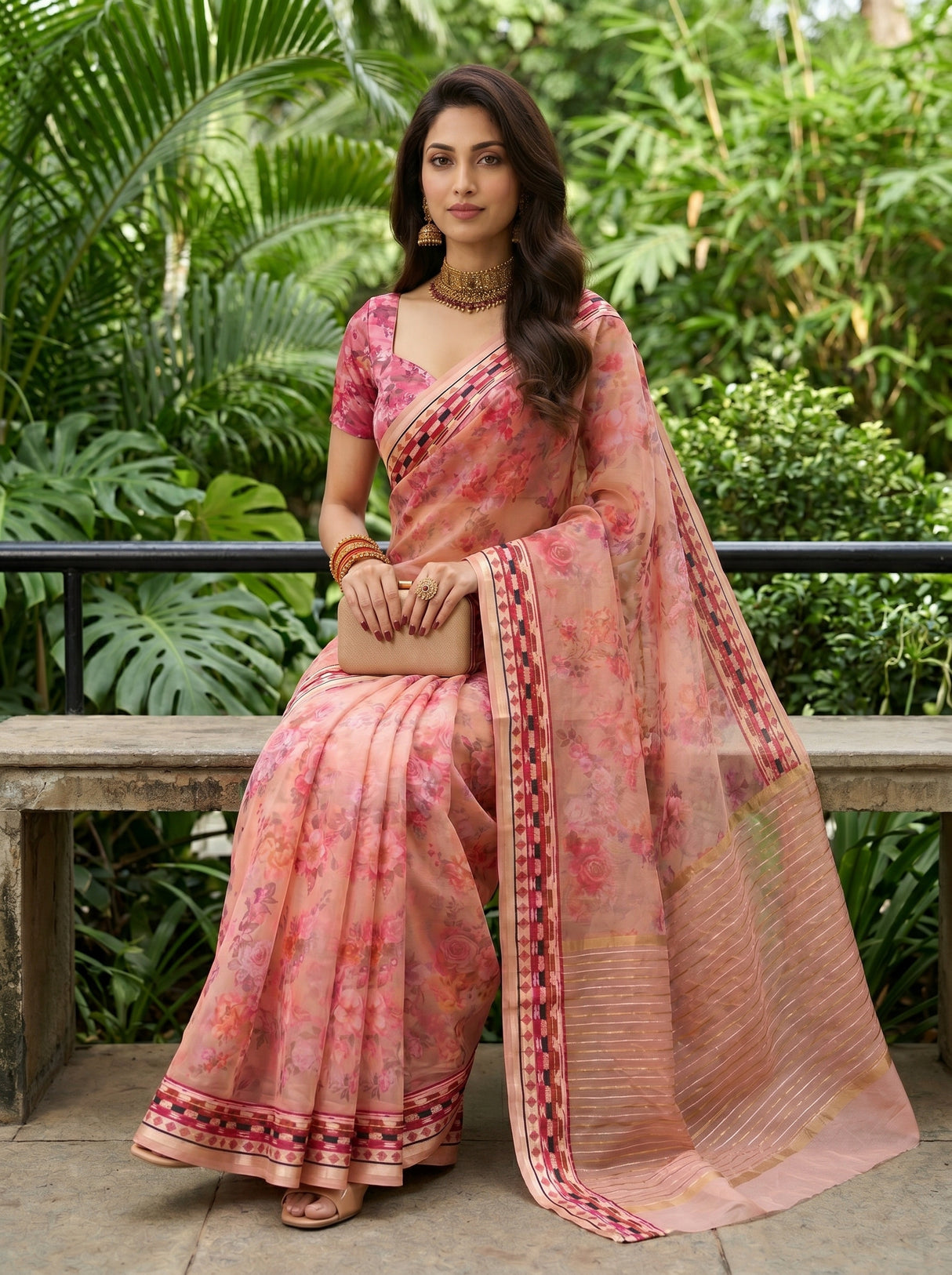 MIMOSA Saree Saree — pose 8 styling detail