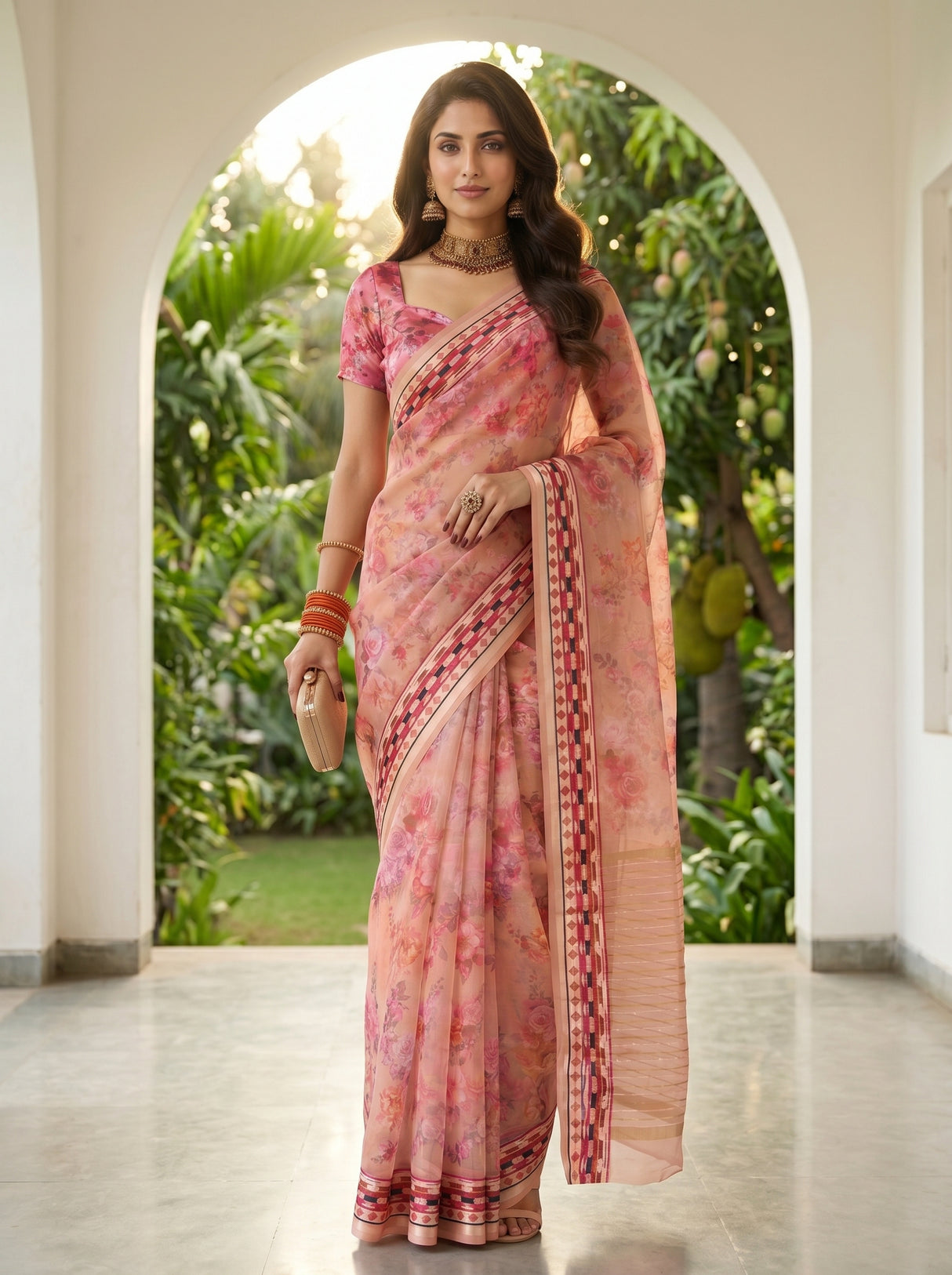 MIMOSA Saree Saree — pose 9 styling detail