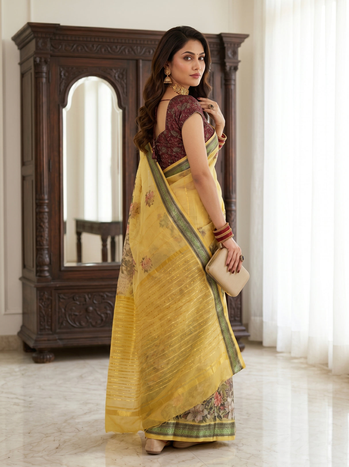 MIMOSA Saree Saree — pose 7 styling detail