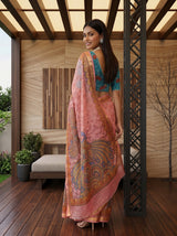 MIMOSA Pink Saree Saree — pose 7 styling detail