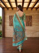 MIMOSA Rama Saree Saree — pose 2 styling detail