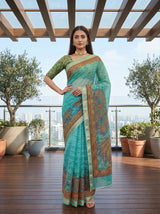 MIMOSA Rama Saree Saree — pose 4 styling detail