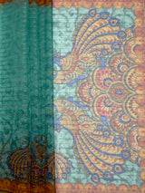 MIMOSA Rama Saree Saree — pallu and zari work detail