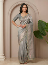 MIMOSA Ananda Saree Saree — pose 4 styling detail