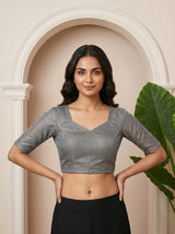 MIMOSA Ananda Saree Saree — blouse close-up