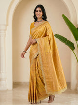 MIMOSA Gold Saree Saree — pose 9 styling detail