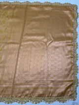 MIMOSA Gold Saree Saree — pallu and zari work detail