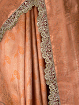 MIMOSA Orange Saree Saree — fleets shot full lifestyle