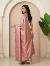 MIMOSA Pink Saree Saree — pose 7 styling detail