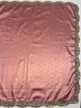 MIMOSA Pink Saree Saree — pallu and zari work detail
