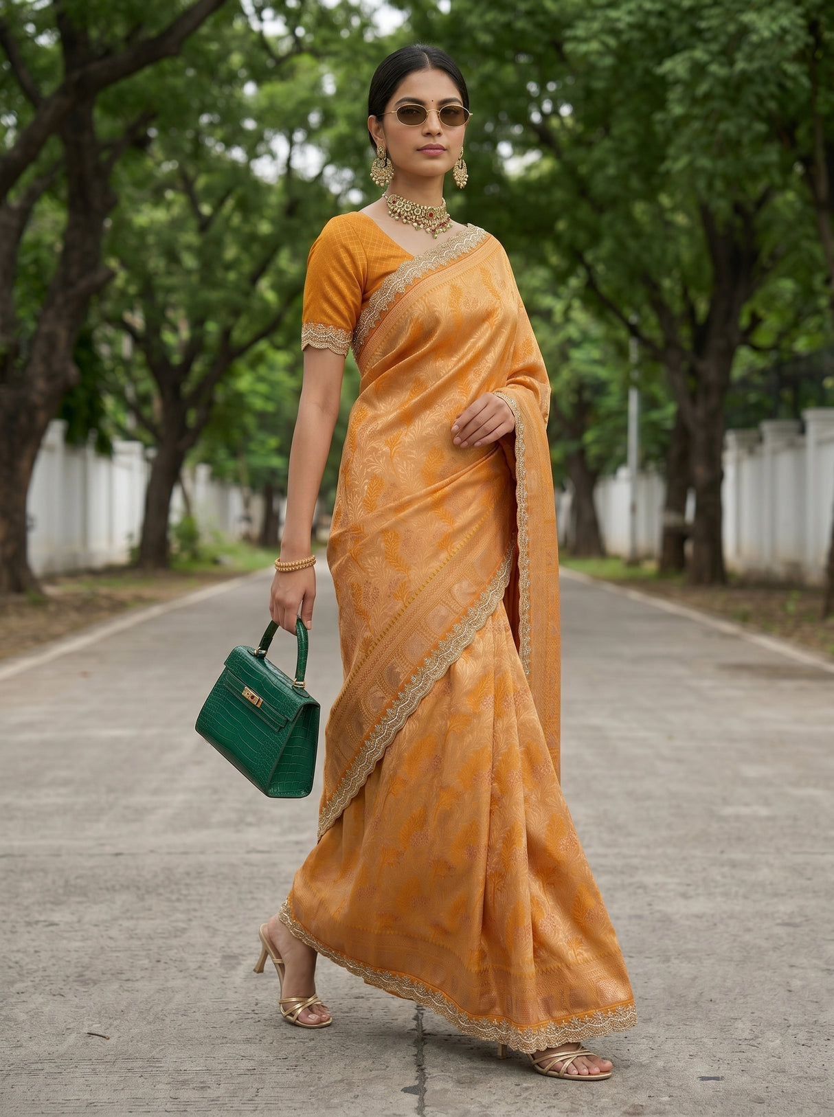 MIMOSA Saree Saree — pose 7 styling detail