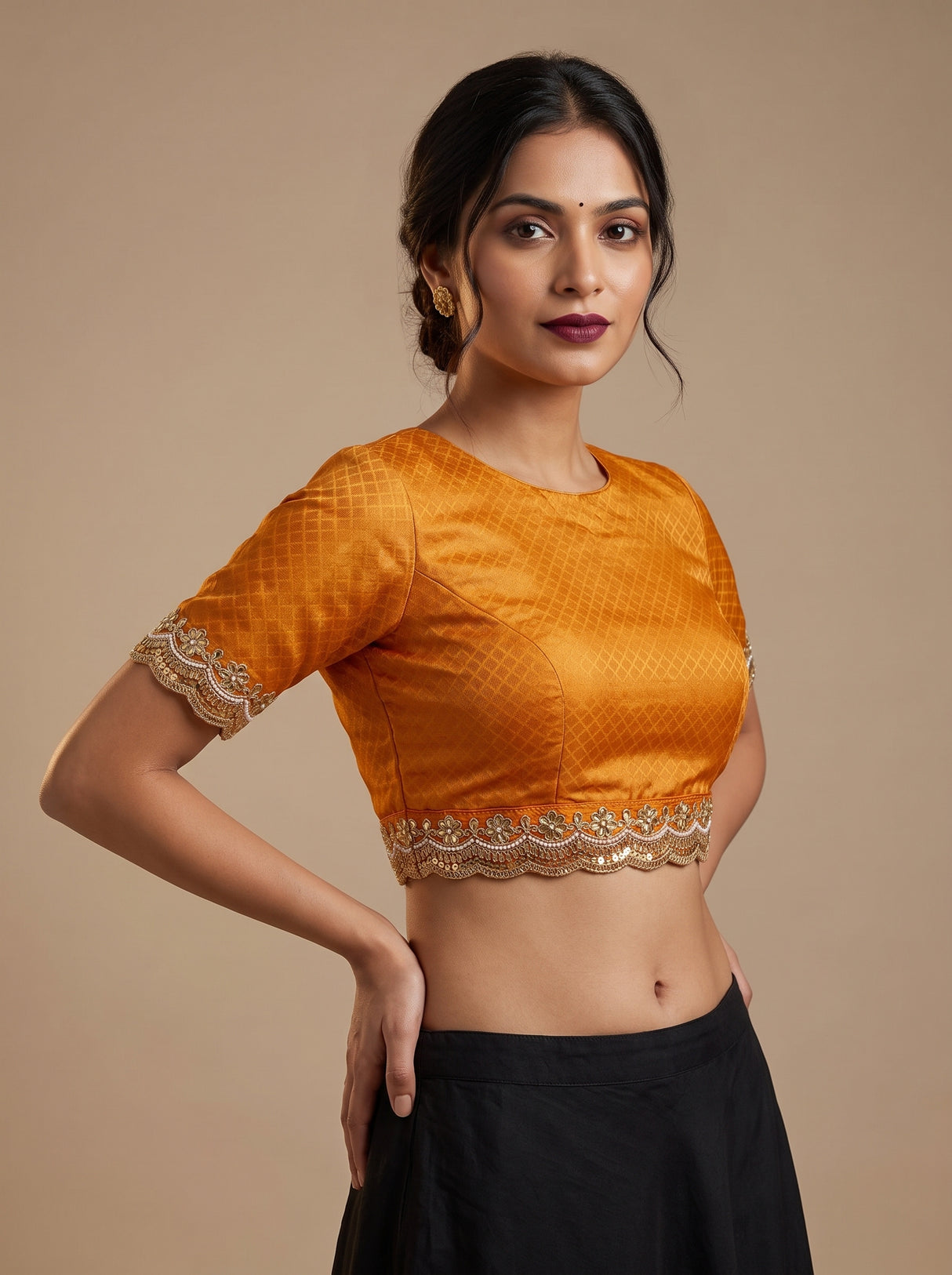 MIMOSA Saree Saree — blouse close-up