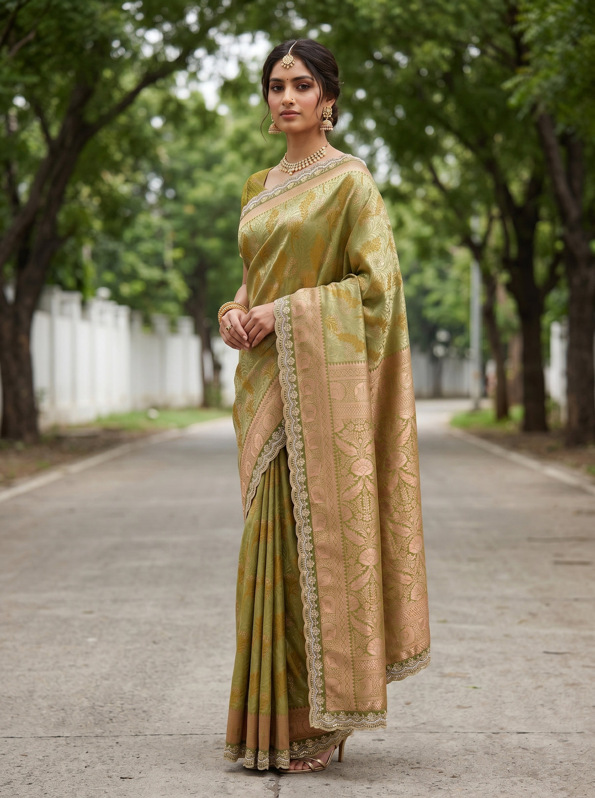 MIMOSA Saree Saree — pose 5 styling detail