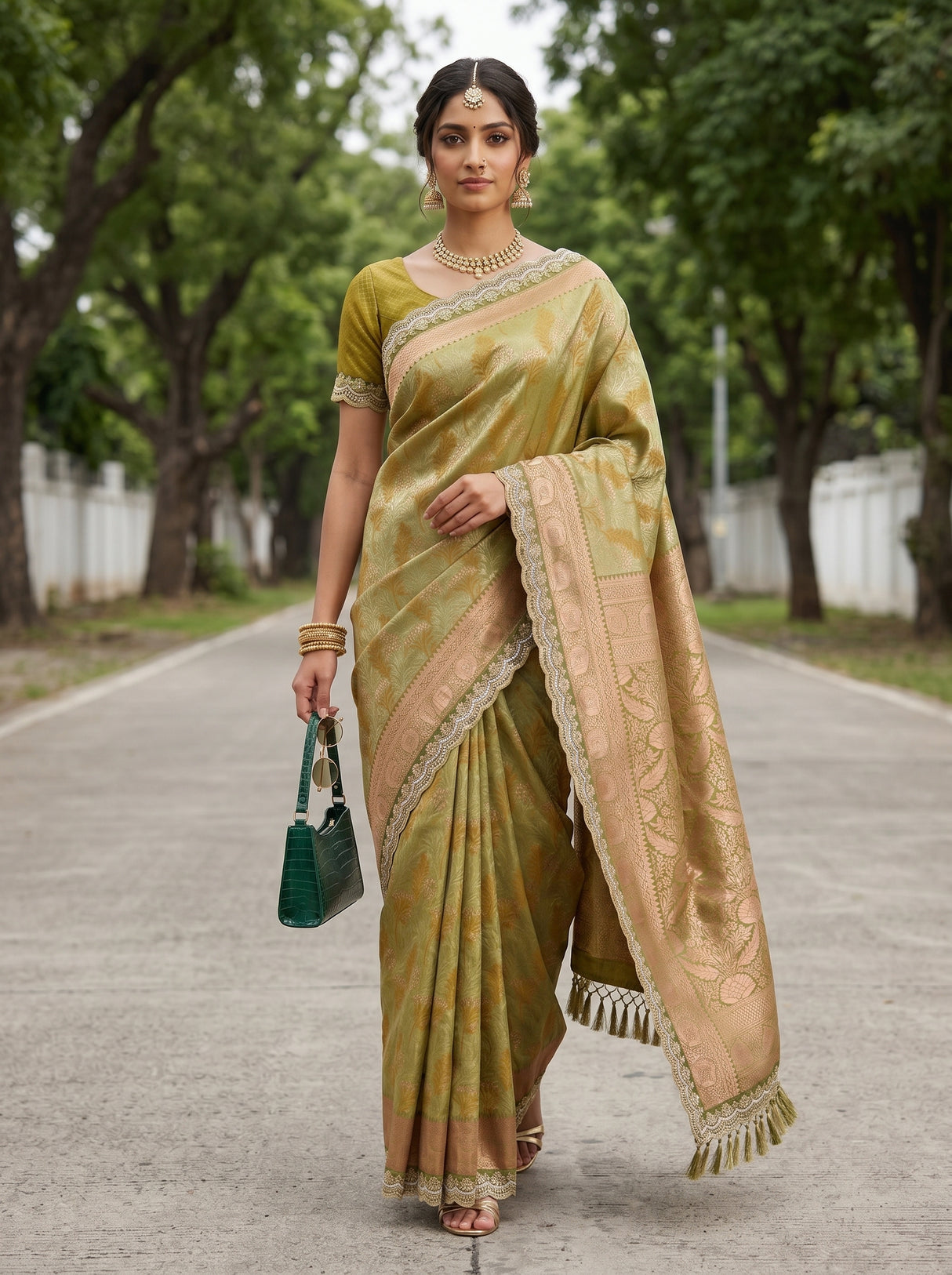 MIMOSA Saree Saree — pose 6 styling detail