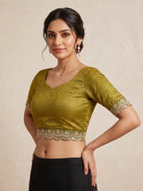 MIMOSA Saree Saree — blouse close-up
