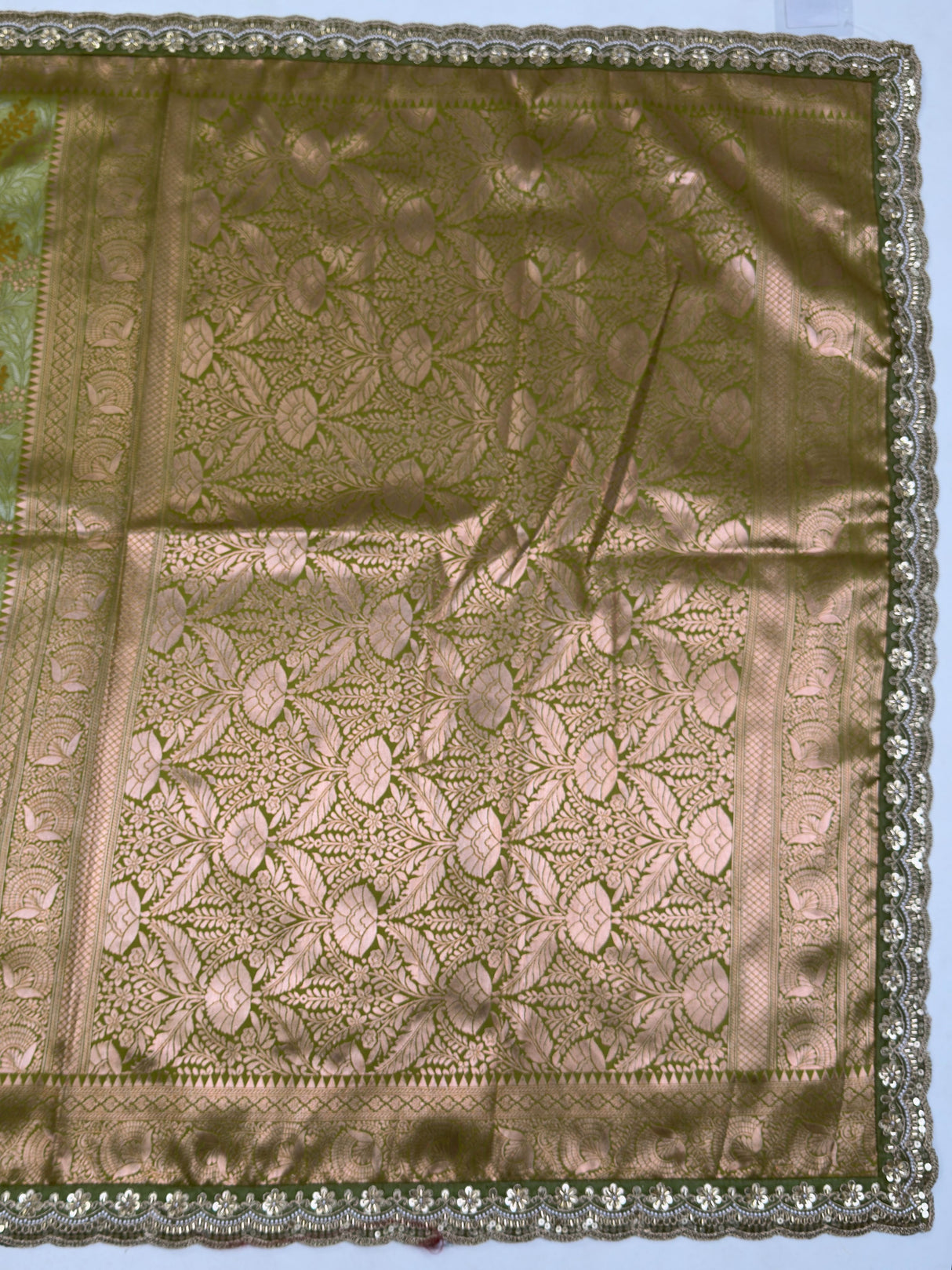 MIMOSA Saree Saree — pallu and zari work detail