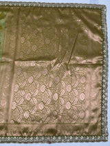 MIMOSA Saree Saree — pallu and zari work detail