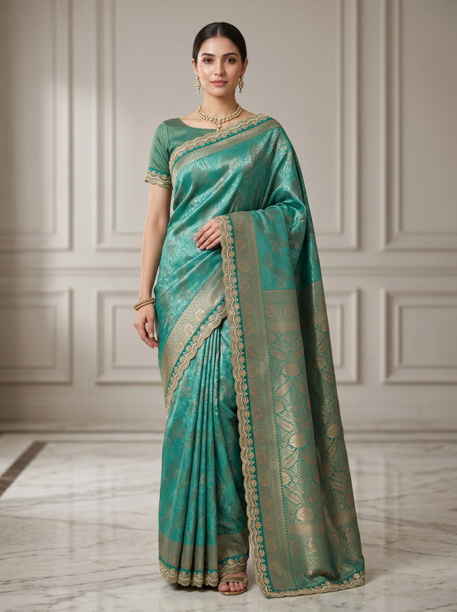 MIMOSA Saree Saree — front view on mannequin