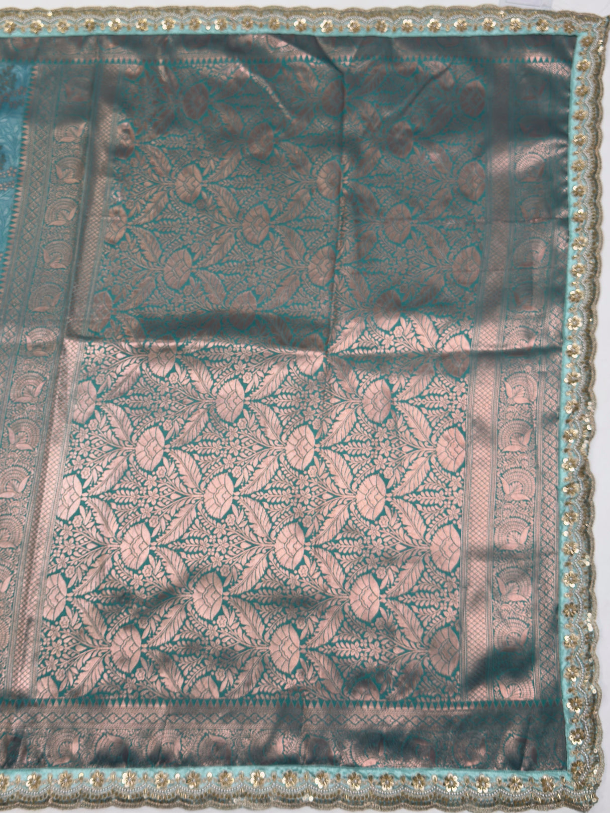 MIMOSA Saree Saree — pallu and zari work detail