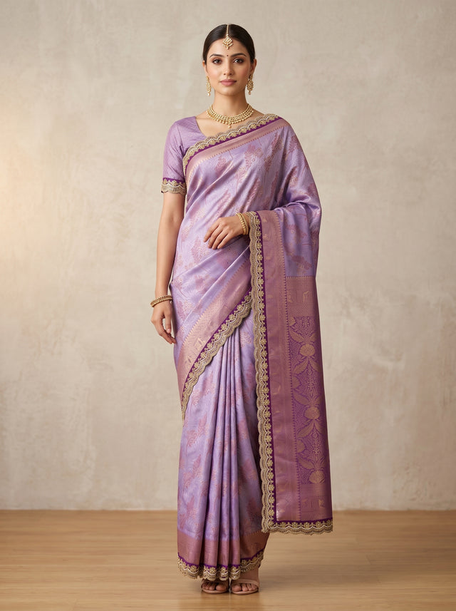 MIMOSA Saree Saree — front view on mannequin