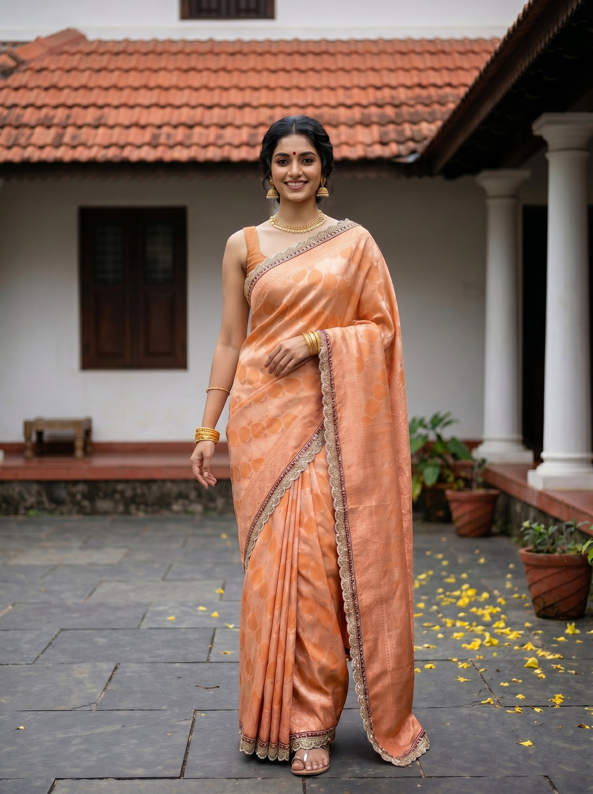 MIMOSA Saree Saree — pose 10 styling detail