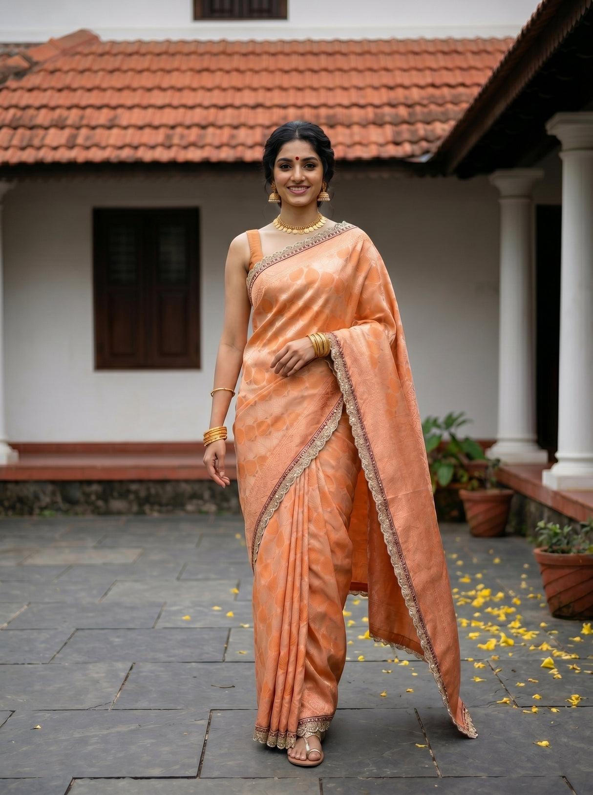 MIMOSA Saree Saree — pose 6 styling detail