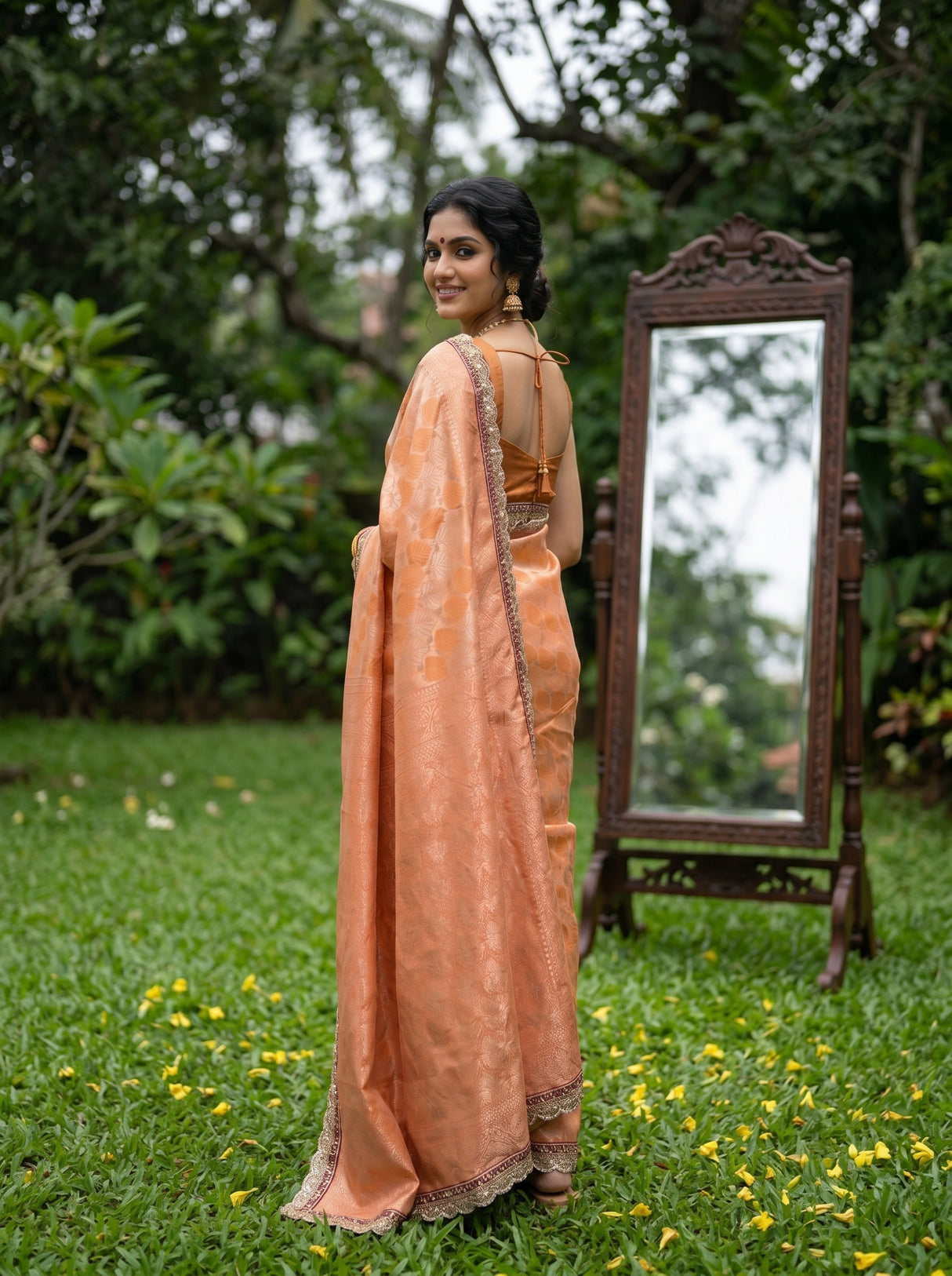 MIMOSA Saree Saree — pose 7 styling detail