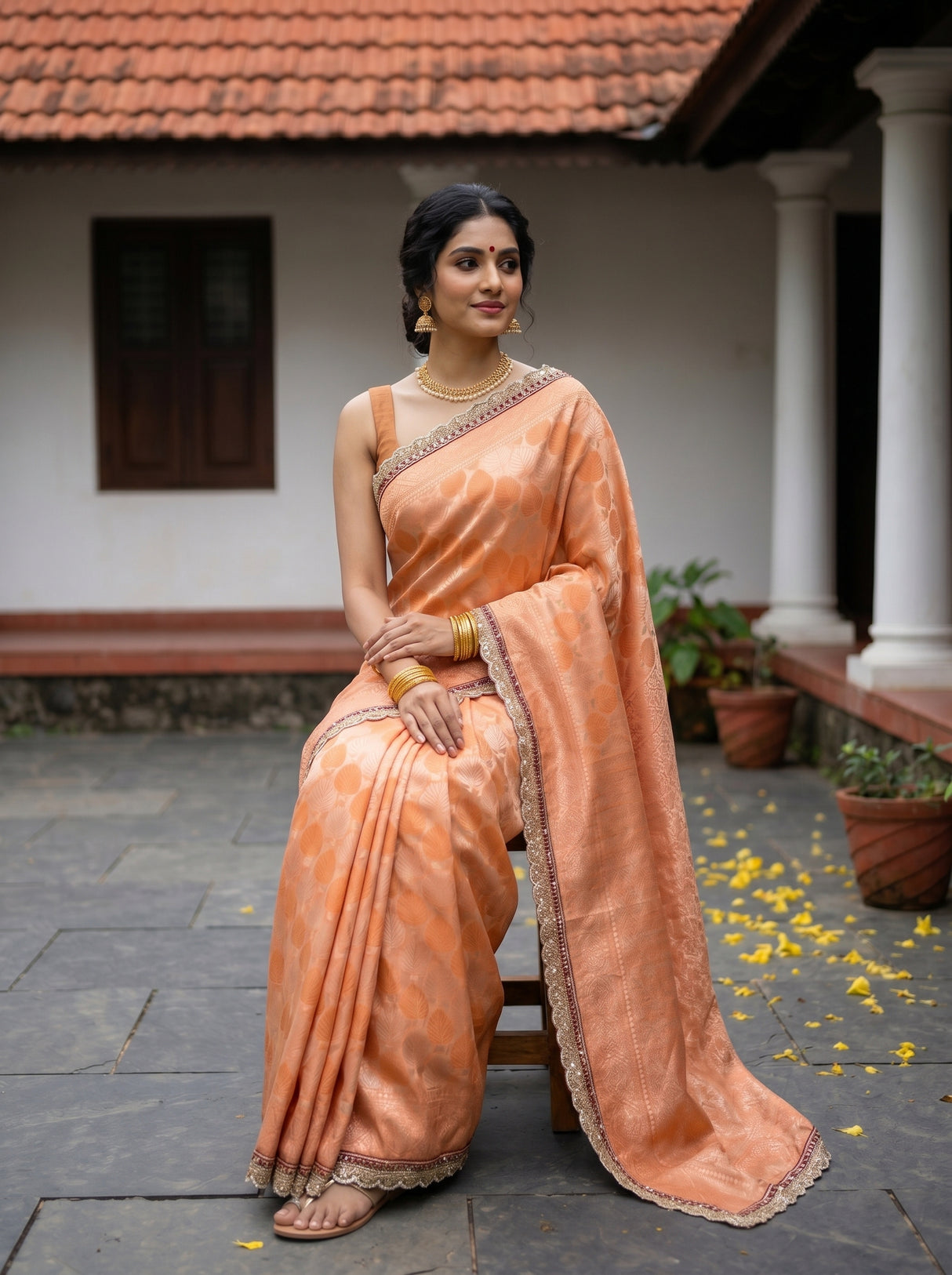 MIMOSA Saree Saree — pose 8 styling detail