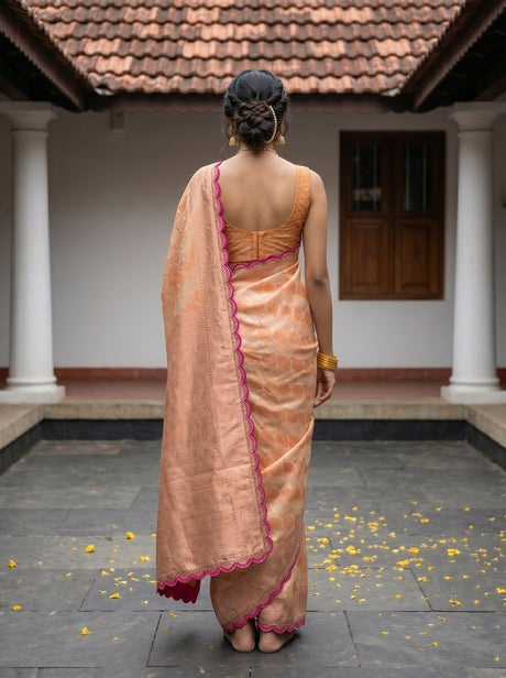 MIMOSA Saree Saree — pose 2 styling detail