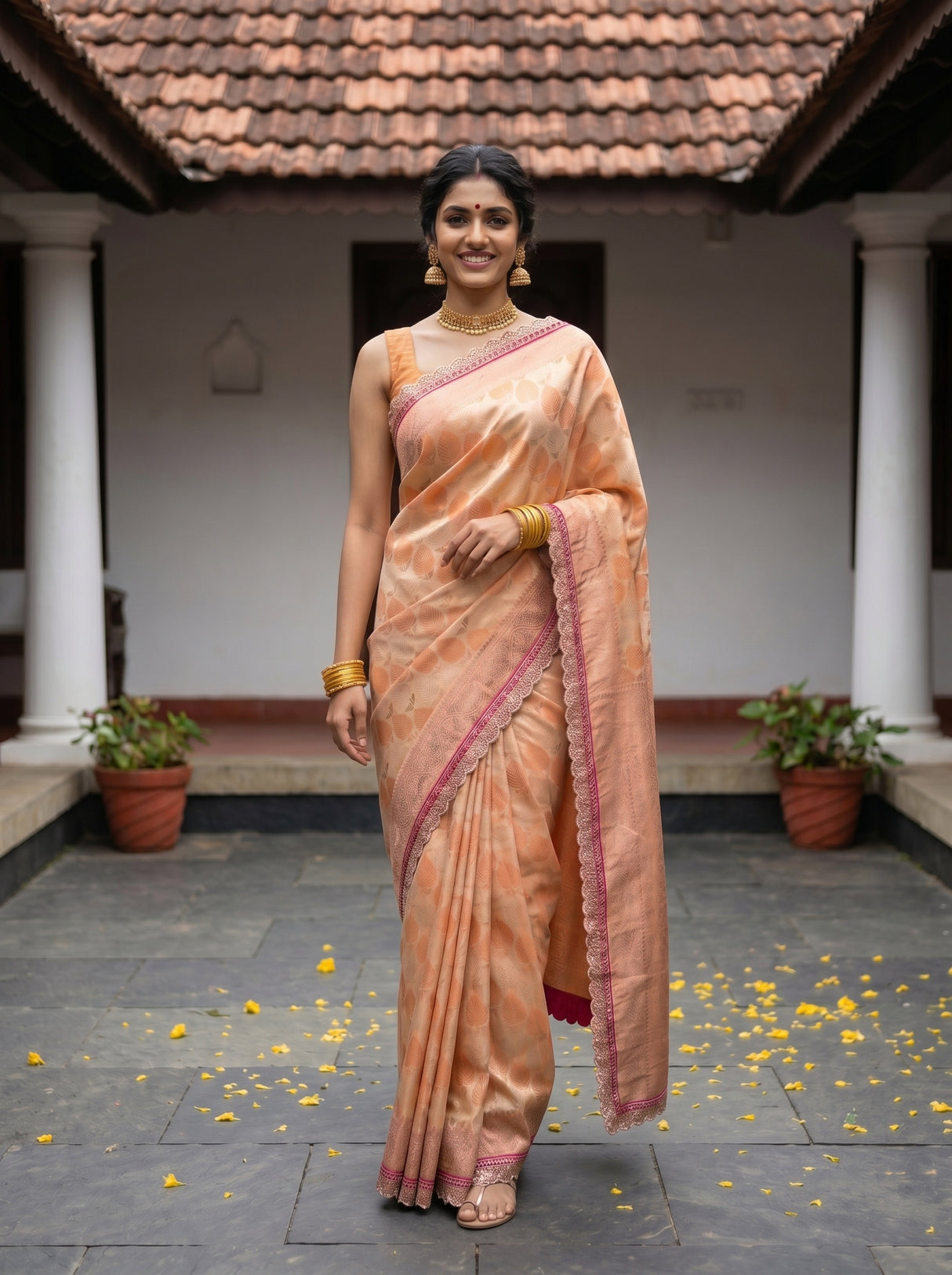 MIMOSA Saree Saree — pose 6 styling detail