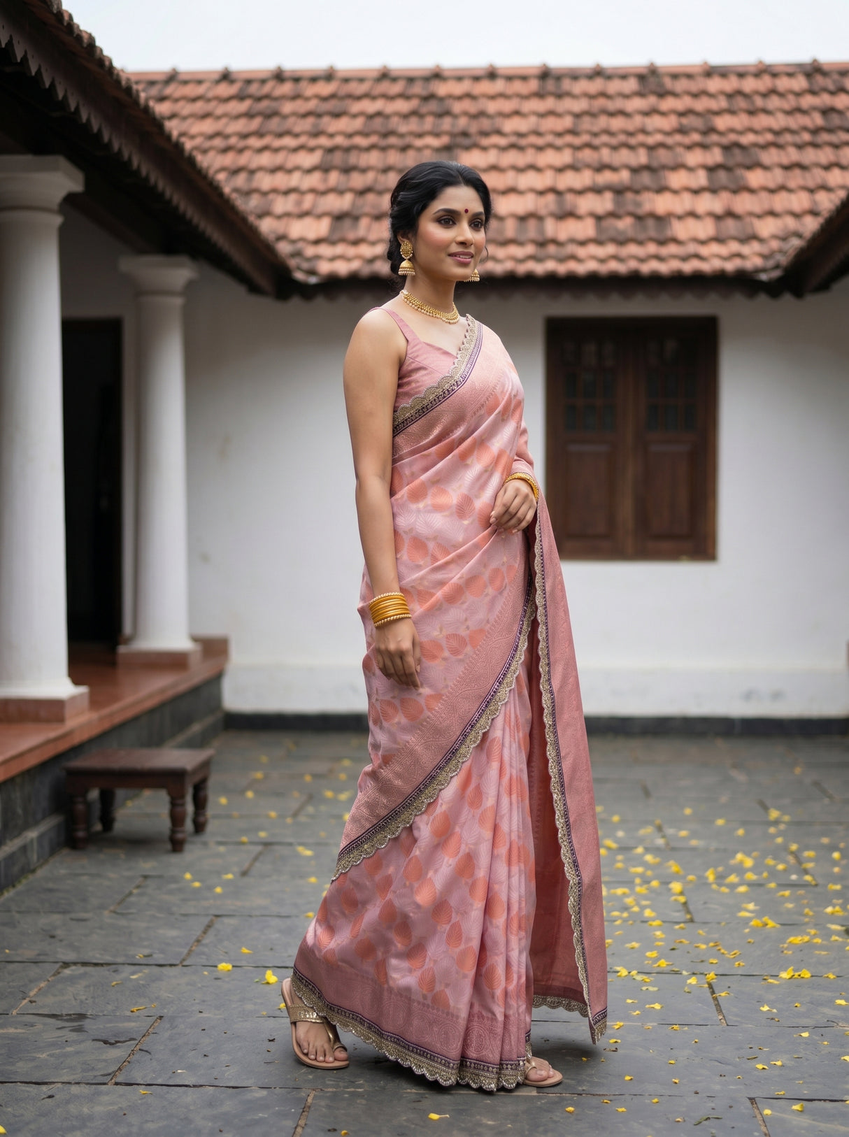 MIMOSA Saree Saree — pose 9 styling detail