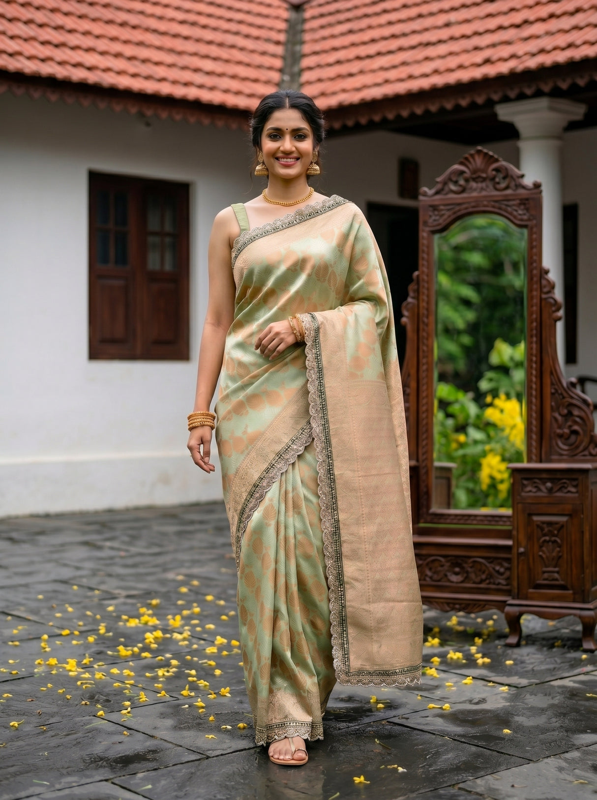 MIMOSA Saree Saree — pose 6 styling detail