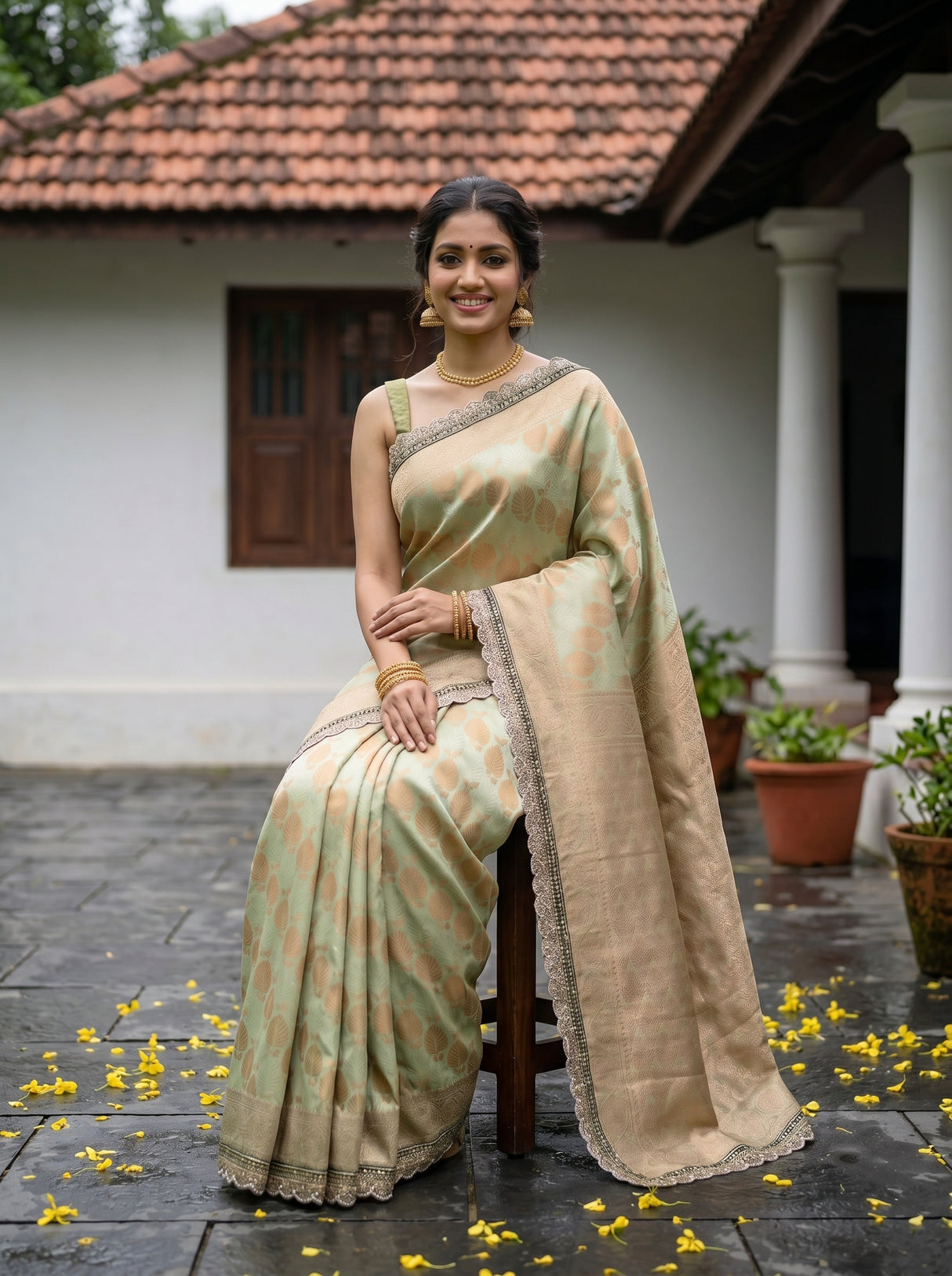 MIMOSA Saree Saree — pose 8 styling detail