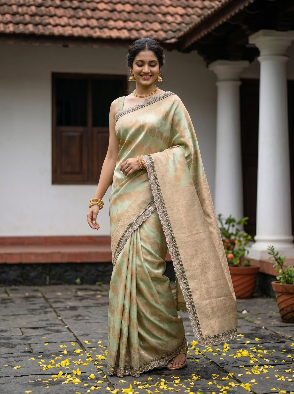MIMOSA Saree Saree — pose 9 styling detail