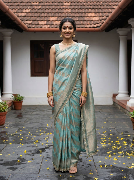 MIMOSA Saree Saree — front view on mannequin