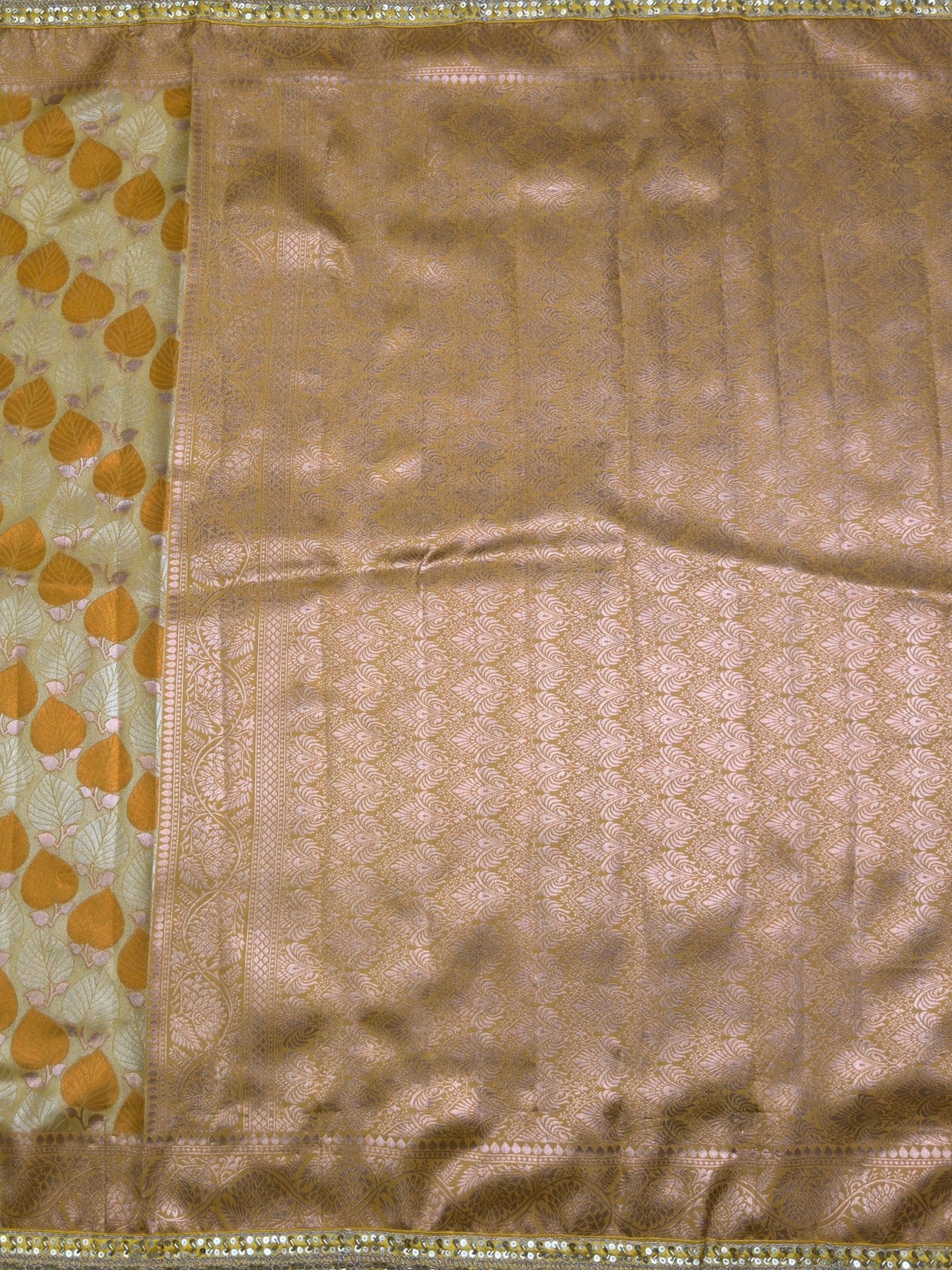 MIMOSA Saree Saree — pallu and zari work detail