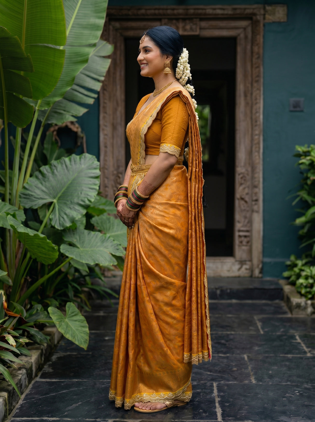 MIMOSA Saree Saree — pose 3 styling detail