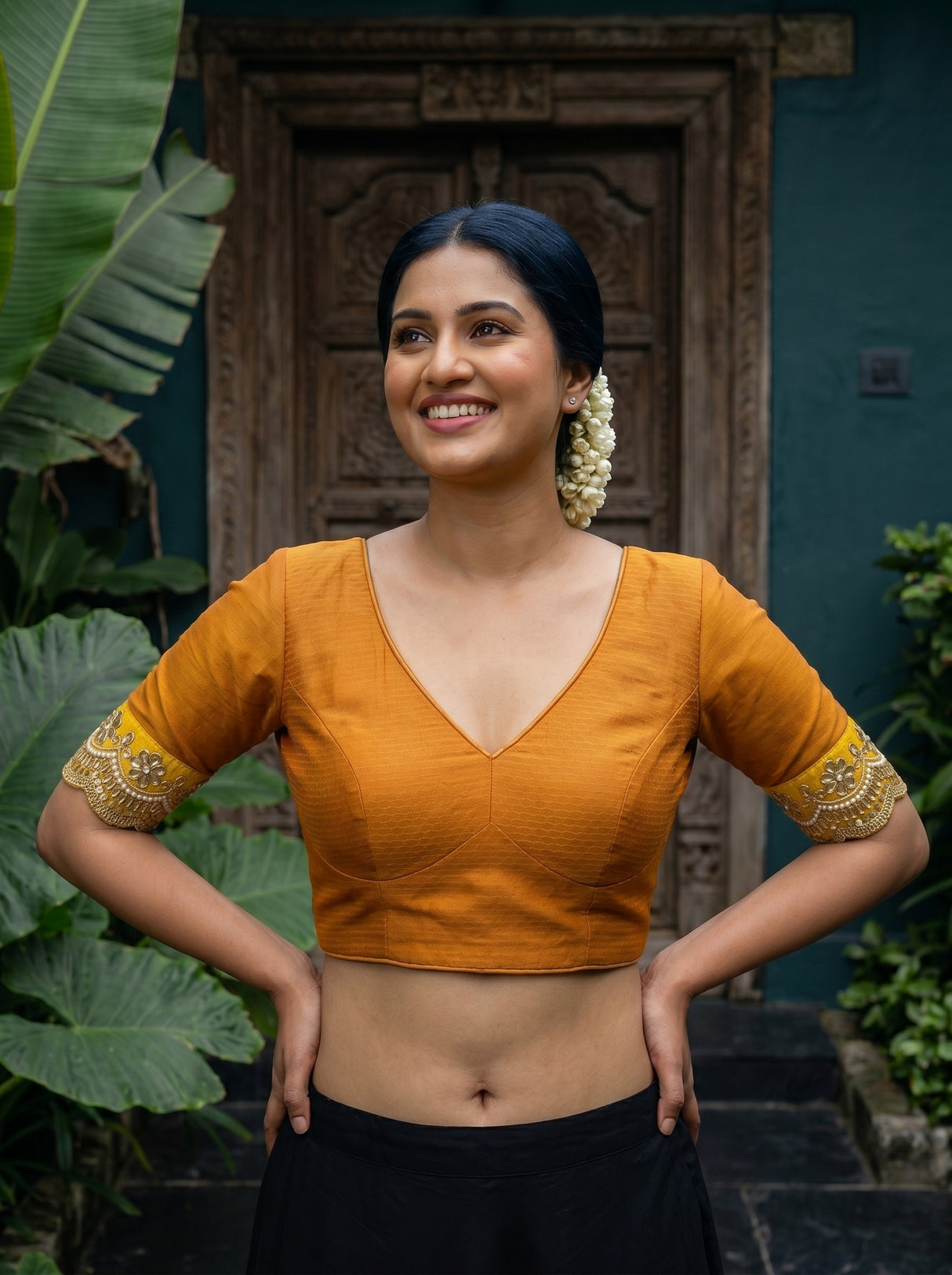 MIMOSA Saree Saree — blouse close-up