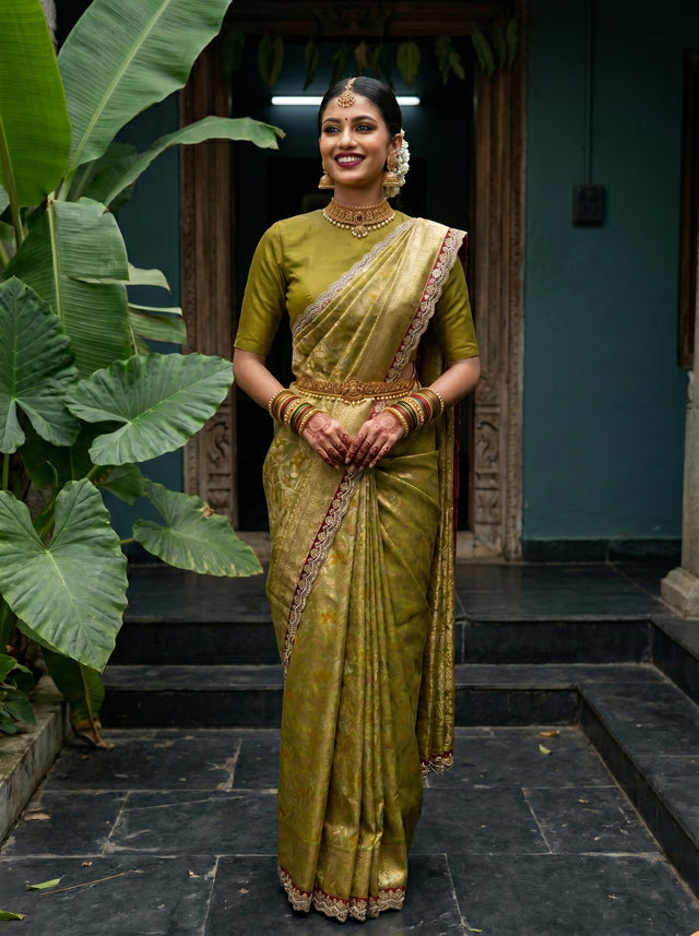 MIMOSA Saree Saree — front view on mannequin