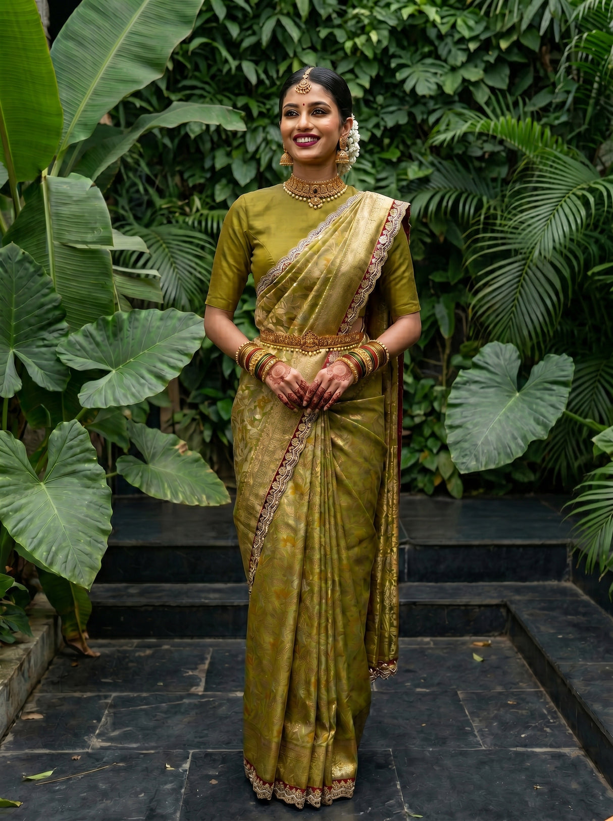 MIMOSA Saree Saree — pose 10 styling detail