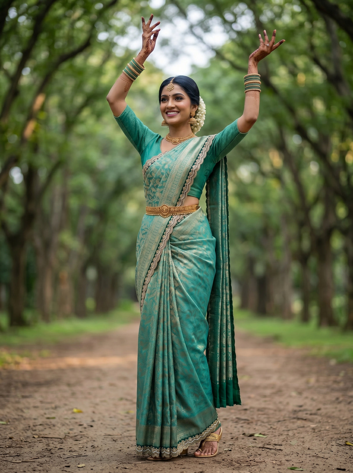 MIMOSA Saree Saree — pose 5 styling detail