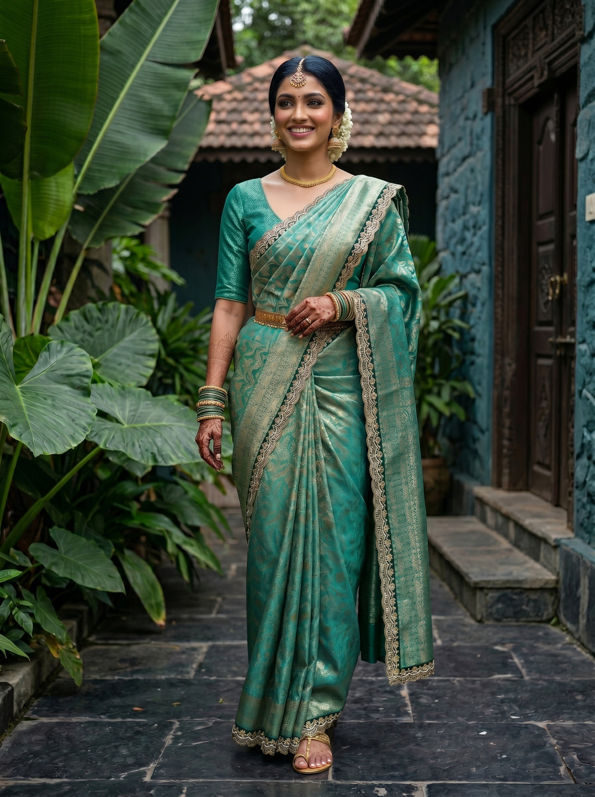 MIMOSA Saree Saree — pose 6 styling detail