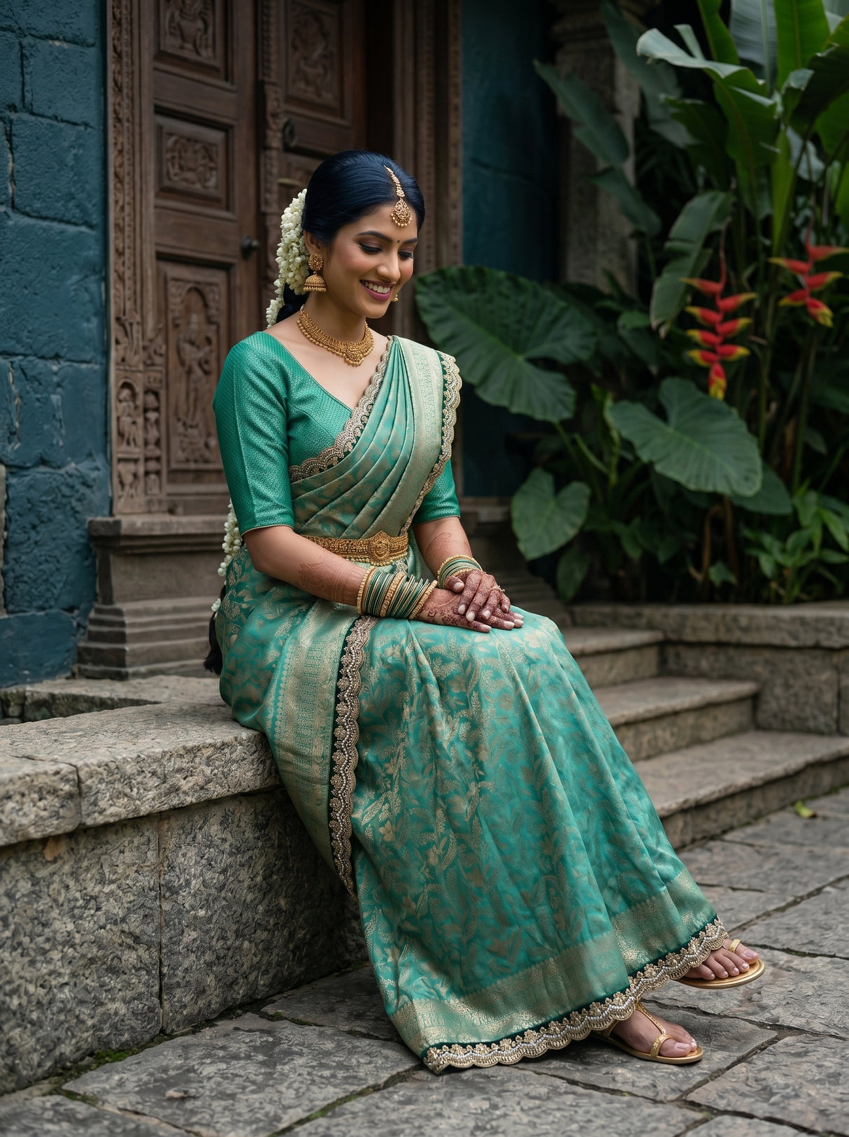 MIMOSA Saree Saree — pose 8 styling detail