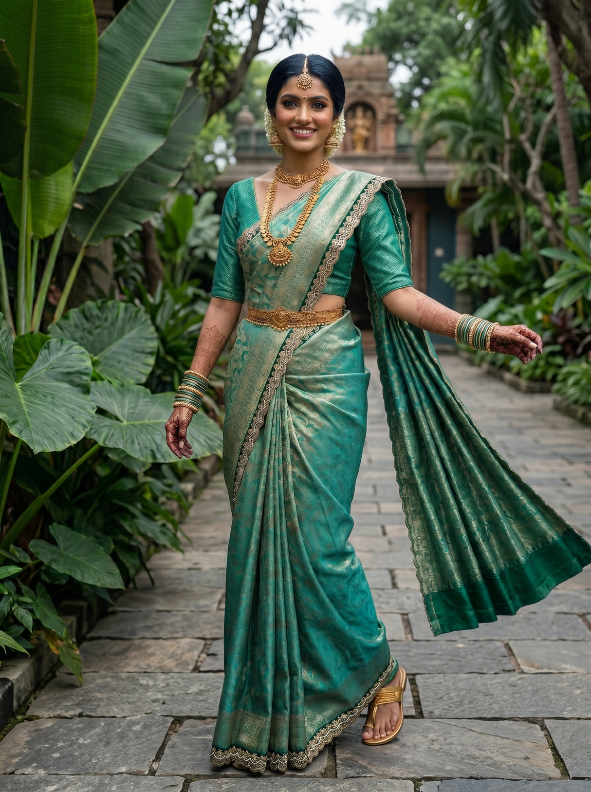MIMOSA Saree Saree — pose 9 styling detail