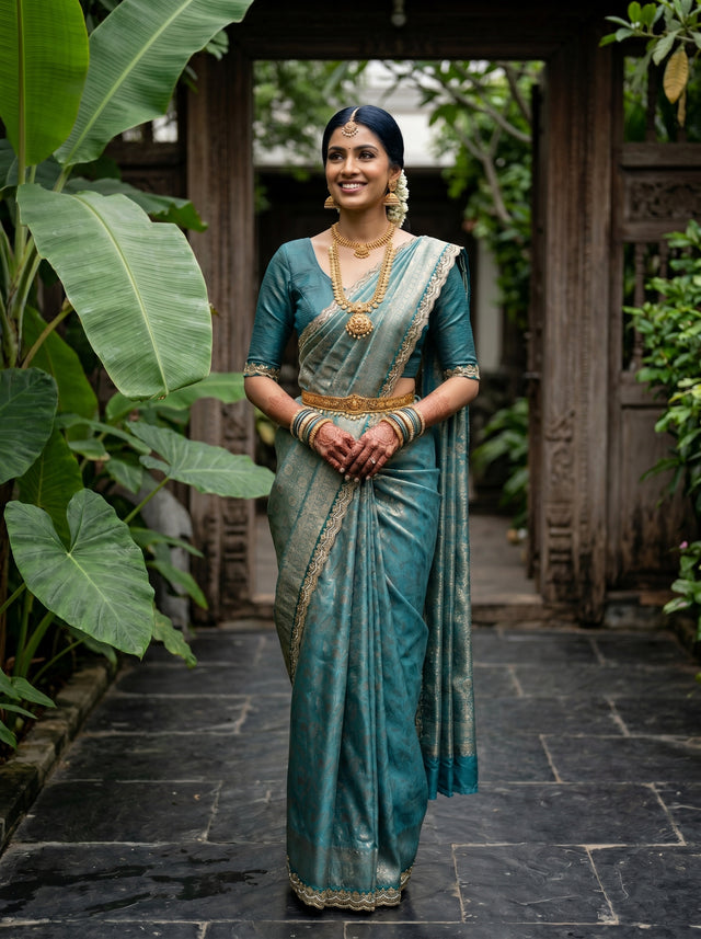 MIMOSA Saree Saree — front view on mannequin