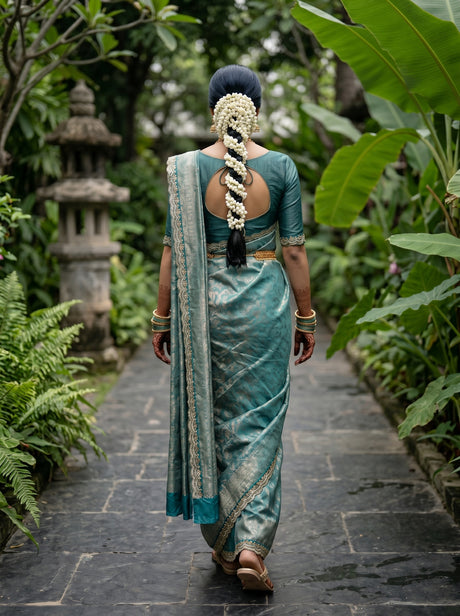 MIMOSA Saree Saree — pose 2 styling detail